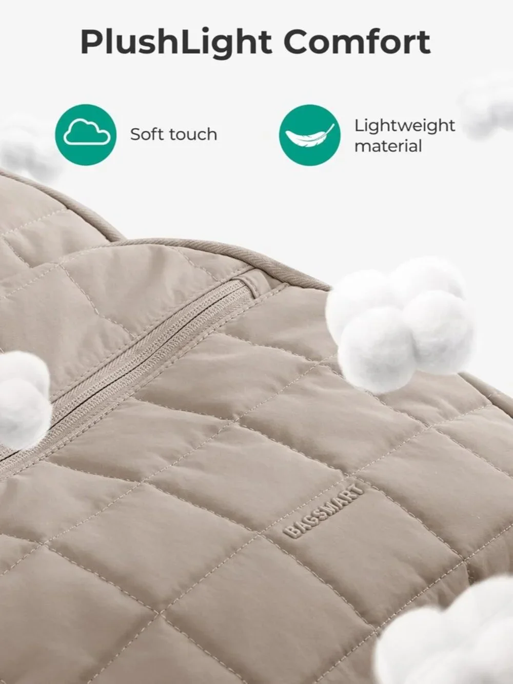 Stylish Water-Resistant Quilted Backpack for Women with Laptop & Travel Features